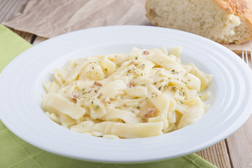 Tagliatelle of Carbonara