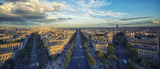 Champs Elyses in Paris