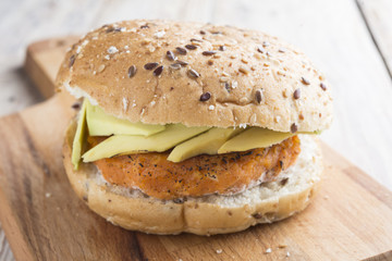 Hamburger of yam