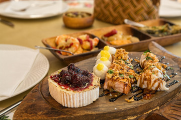 cheese tuna and chichen entries
