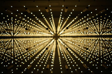 Symmetrical String Lights with Weighted Ends