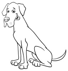 grea dane dog cartoon