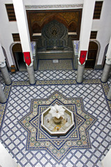 Courtyard with fountain