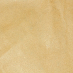 Fototapeta na wymiar Recycled crumpled brown paper texture or paper background for design with copy space for text or image.