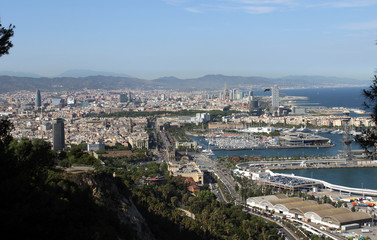 Barcelona panorama