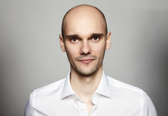 Young Man in White Shirt