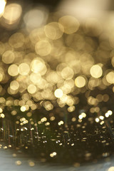 golden blur background