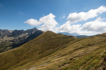 Tatry. Poland and Slovakia boundary, autumn landskapes.