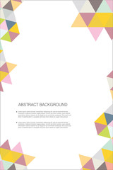 Fototapeta na wymiar Abstract geometric design background template