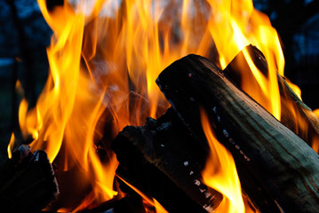 Fire flames background
