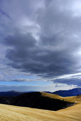 Autumn landscape in Natural Park Retezat, Romania