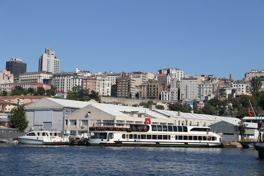 Shipyard in Istanbul City