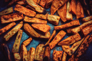 Roasted sweet potato