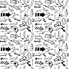 Hand draw arrow pattern