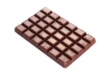 chocolate bars isolated on white background