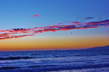 Amazing pacific ocean sunset pictures