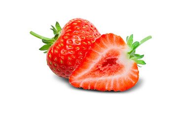 Strawberry isolated on white