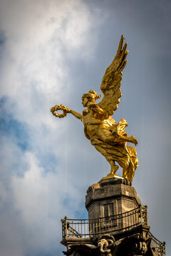 Detail of Angel of Independence Monument - Mexico City, Mexico