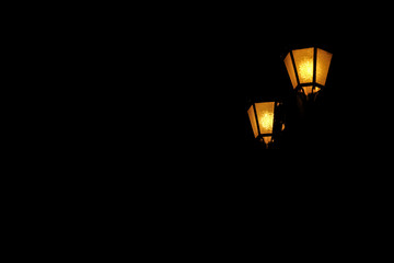 Fototapeta na wymiar lampadaires