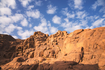 Fototapeta premium beautiful views of Mount Sinai in Egypt