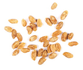 Obraz premium Salted peanut isolated on white