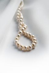 Elegant white silk background