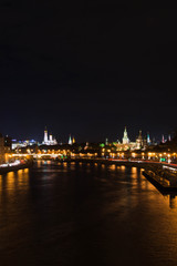 Fototapeta na wymiar view of towers of Kremlin