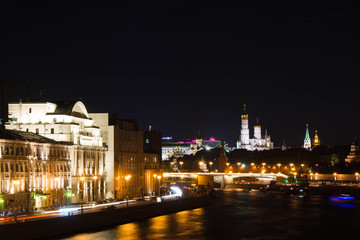 Fototapeta na wymiar view of the towers of Kremlin