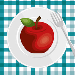 nutrition healthy food icon vector illustration design