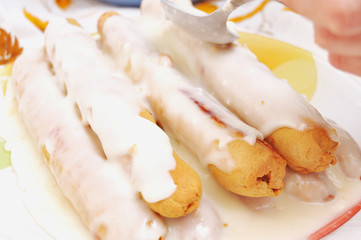 Preparation of compound cake