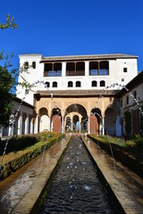 Fototapeta na wymiar Palacio de Generalife in Granada UNESCO Weltkulturerbe