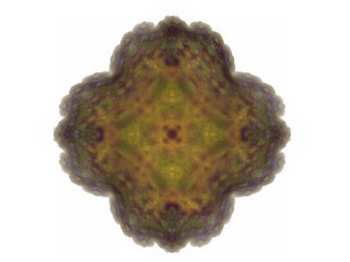 Abstract fractal with colorful pattern