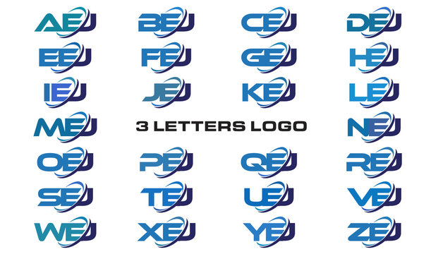 3 letters modern generic swoosh logo AEJ, BEJ, CEJ, DEJ, EEJ, FEJ, GEJ, HEJ, IEJ, JEJ, KEJ, LEJ, MEJ, NEJ, OEJ, PEJ, QEJ, REJ, SEJ, TEJ, UEJ, VEJ, WEJ, XEJ, YEJ, ZEJ