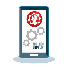 technical support service icon vector illustration design