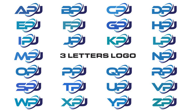 3 letters modern generic swoosh logo APJ, BPJ, CPJ, DPJ, EPJ, FPJ, GPJ, HPJ, IPJ, JPJ, KPJ, LPJ, MPJ, NPJ, OPJ, PPJ, QPJ, RPJ, SPJ, TPJ, UPJ, VPJ, WPJ, XPJ, YPJ, ZPJ