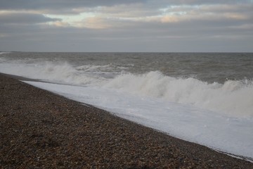 norfolk coastline waves 