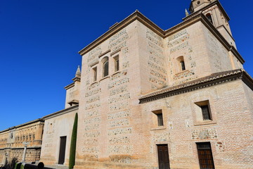 Fototapeta na wymiar Iglesia de Santa María de la Alhambra Granada