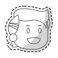 Kid cartoon icon. Childhood little people and person theme. Isolated design. Vector illustration