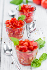 Diced Tomatoes (selective focus)
