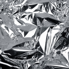 aluminum foil crumpled