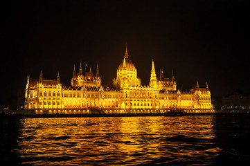 Fototapeta premium Budapest Cityscape at night