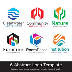 Abstract Pack Logo Template Design Vector