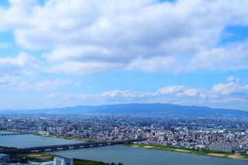 Fototapeta na wymiar 大阪の都市風景