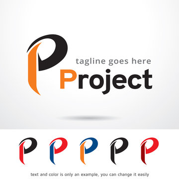 Letter P Project Logo Template Design Vector
