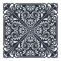 Vector wedding card laser cut template