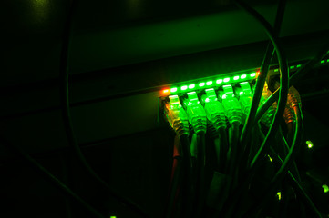 Core switch technology in network room place