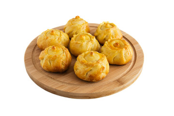 Russian traditional pies kurniki. © Olga