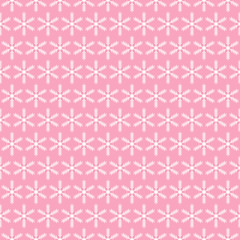 Christmas snowflake seamless pattern background