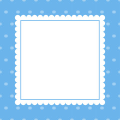 Blue christmas cards