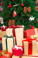 Gifts under the xmas tree